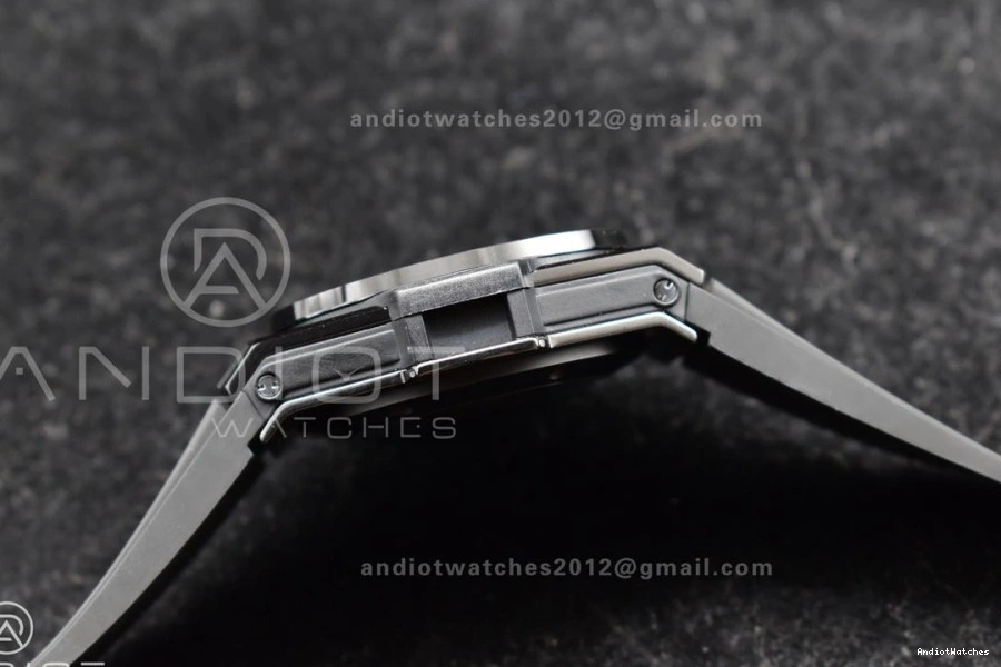 A Strap 1:1 Unico Hublot 893 Rubber on Bang Dial ZF Black BestValue Edition Best Black Full Skeleton Big 0712